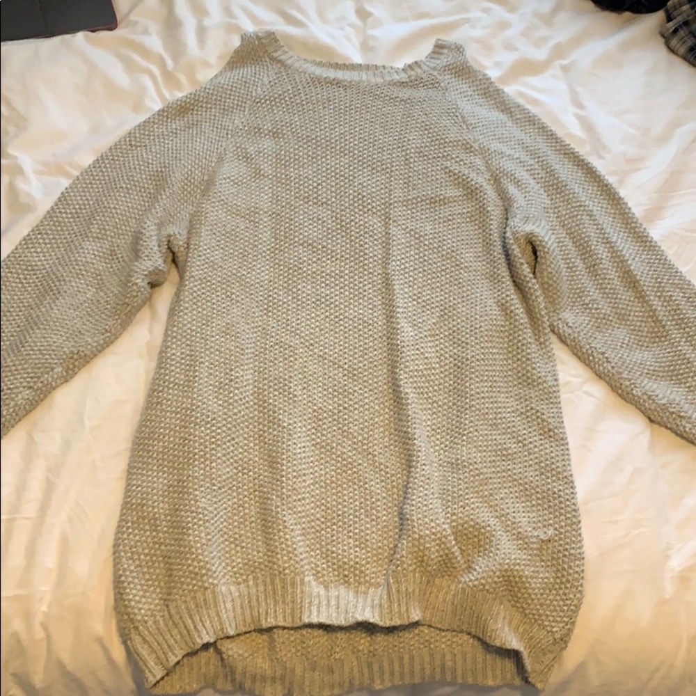 Grey sweater!!!